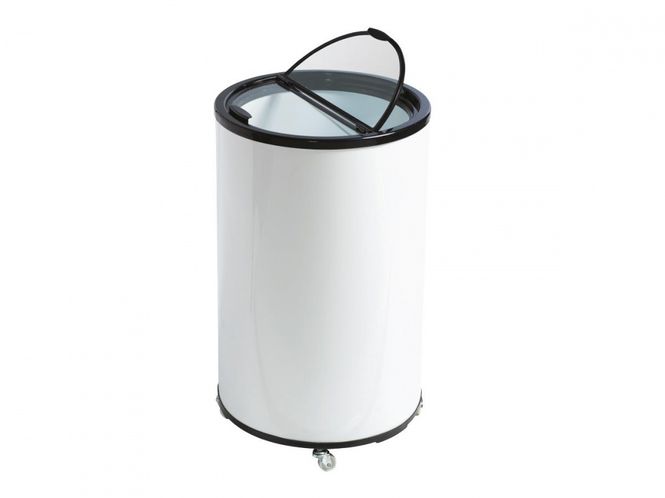 Hovedbilde Vibocold tønnekjøler hvit m/ svart ramme PS 40 N