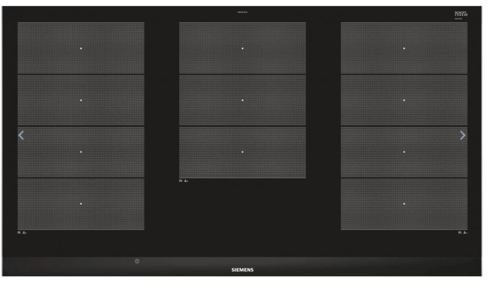 Siemens iQ700 Induksjons topp 90 cm sort EX975LXC1E