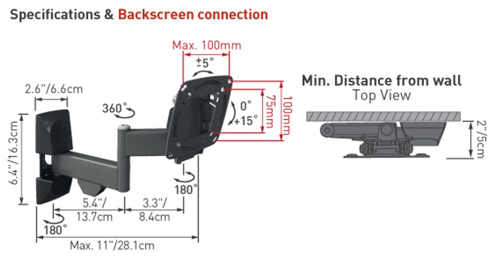 Barkan veggfeste 13-26 390140 