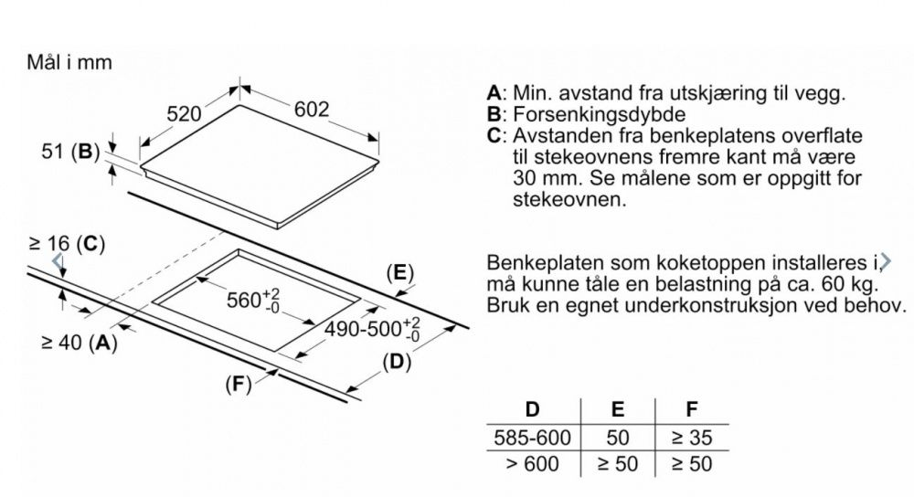 Siemens iQ700 Induksjons topp 60 cm sort EX675LXC1E