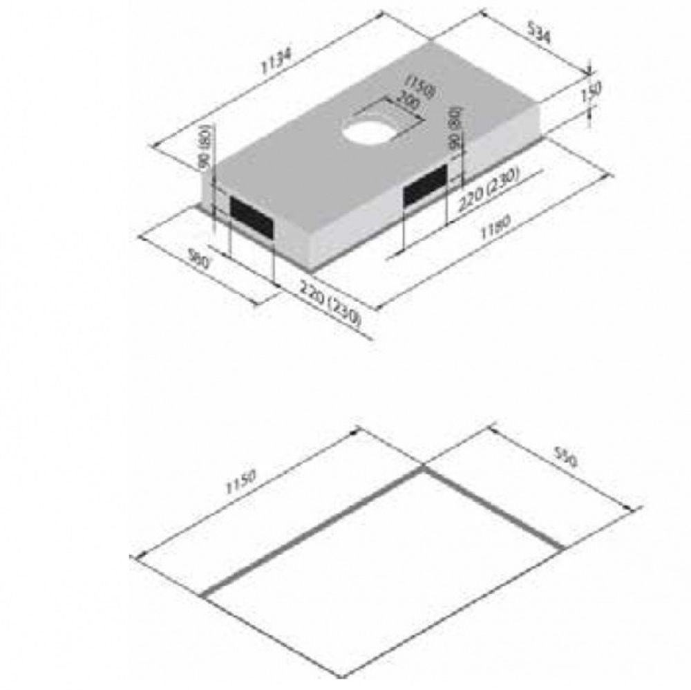 Eico distante 120 W SM takventilator