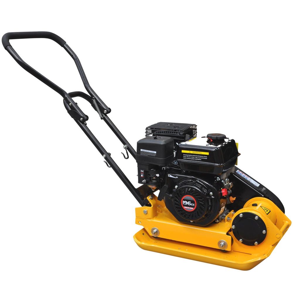 Gardentec vibroplate komprimeringsmaskin 86kg 196cc