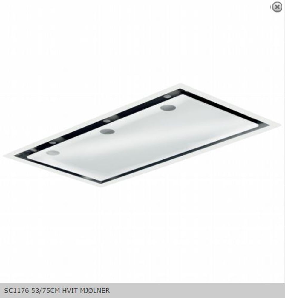 Silverline Ventilator Sentralventilasjon 53 cm hvit