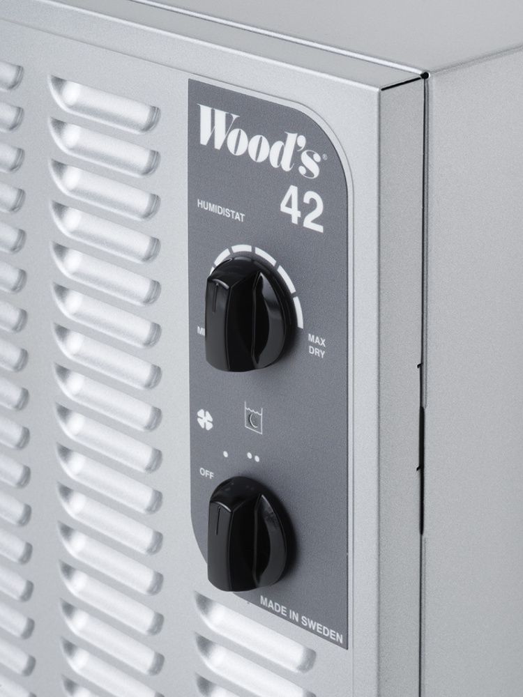 Woods avfukter SW-42FM stål laget i Sverige