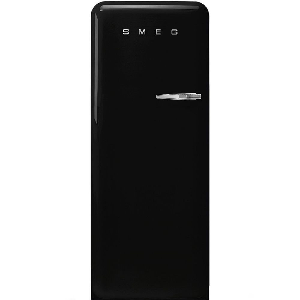 Smeg kjøleskap svart retro høyde 153 cm FAB28LBL5