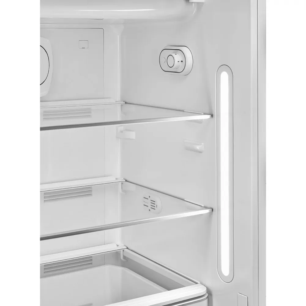 Smeg kjøleskap med innebygd frys 153 cm i black velvet FAB28RDBL