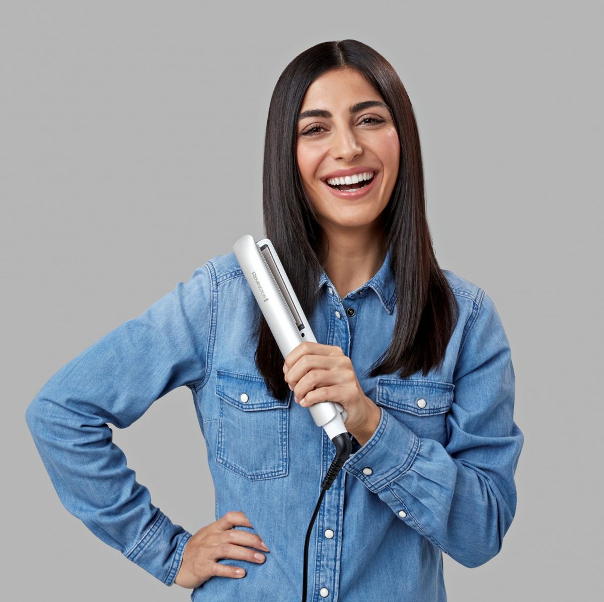 Remington Rettetang HYDRAluxe S8901, hvit/sølv 110 mm 278901S 