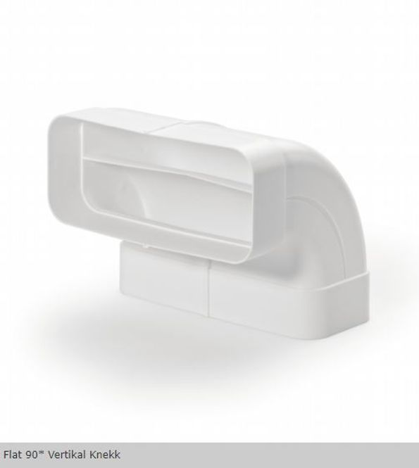 Hovedbilde Silverline Avtrekk & Adapter Flat 90* Vertikal ...