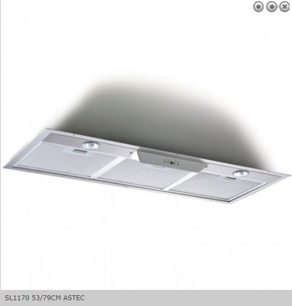 Silverline Ventilator Innebygd ventilator 53 cm ASTEC SL 1170-53