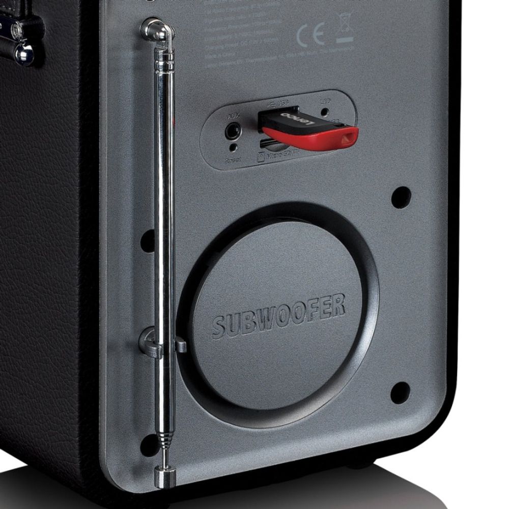 Lenco dab radio PDR-051 sort sølv