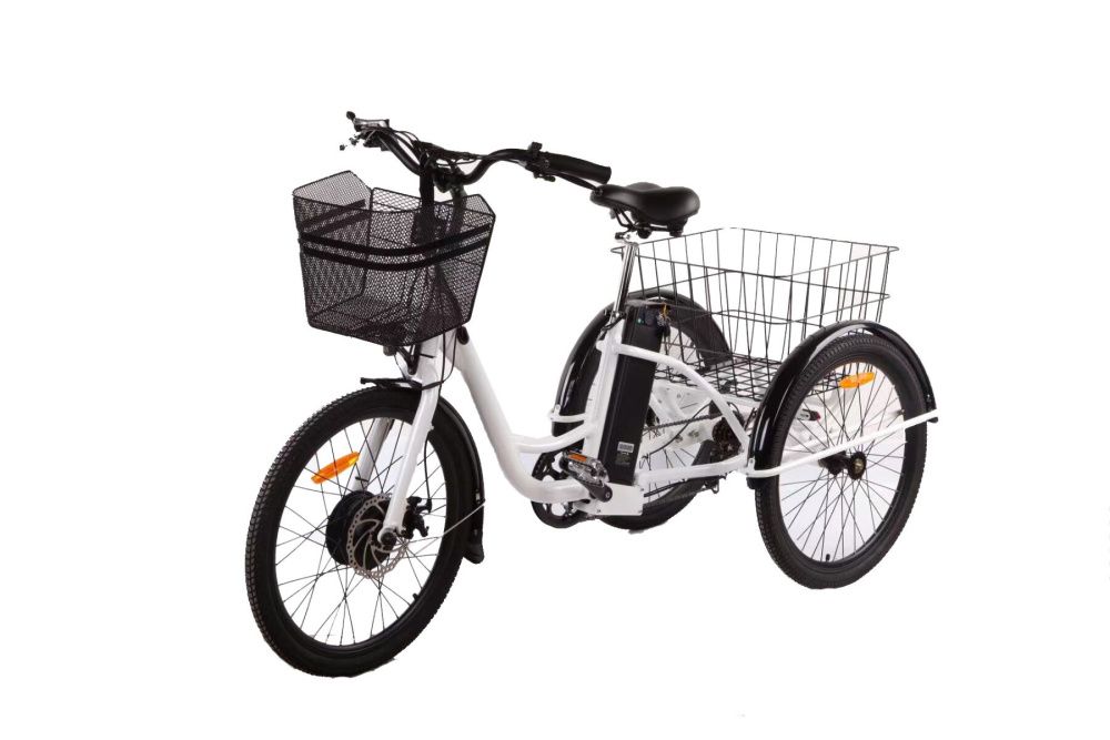 Polar Nova elektrisk trehjulssykkel 500W smale hjul 