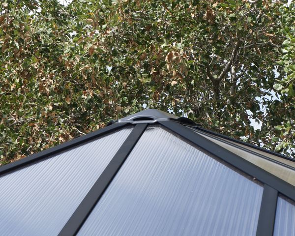10 x 10 Palram Canopia Palermo 3000 Grey Garden Gazebo 7