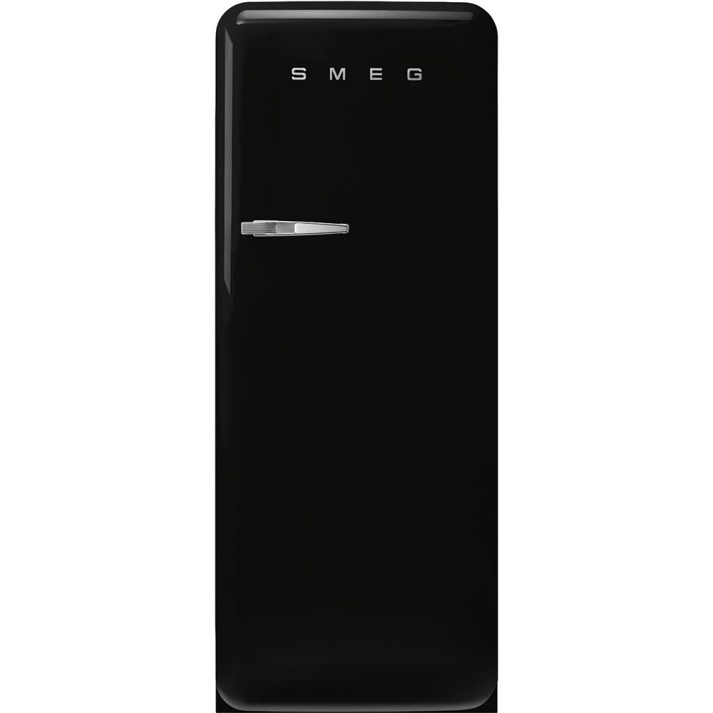 Smeg kjøleskap svart retro høyde 153 cm FAB28RBL5  