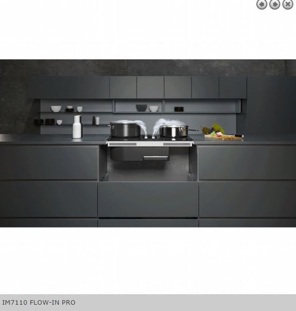 Silverline platetopp med integrert ventilator 80 cm svart IM 7110-80 INT 