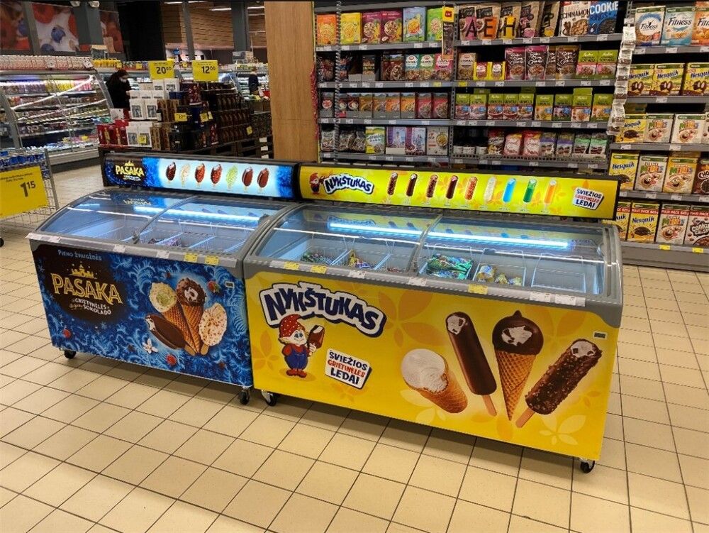 Tefcold display fryseboks 367 L NIC501SCEB 