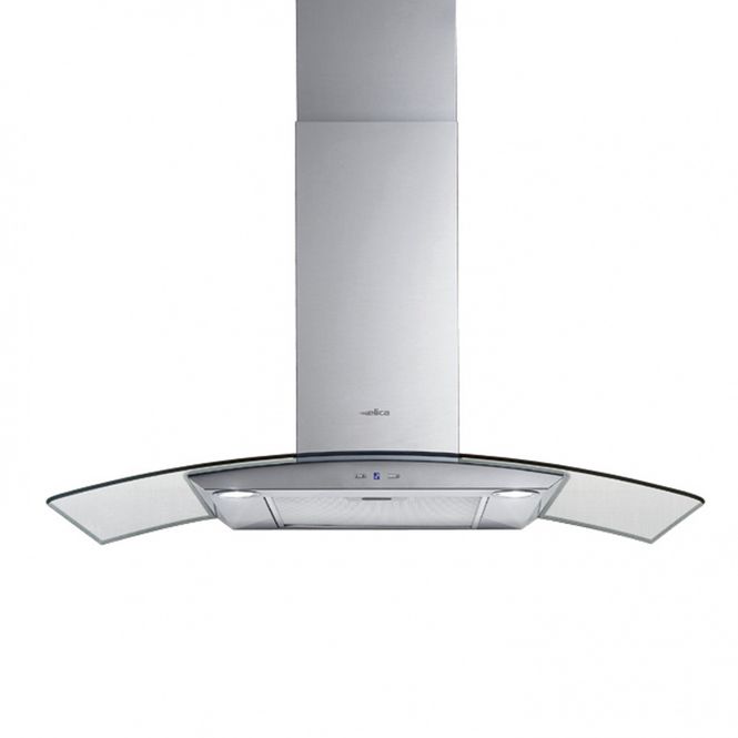 Hovedbilde Eico ventilator rustfritt stål med glass 90 cm REEF P 90 X ...