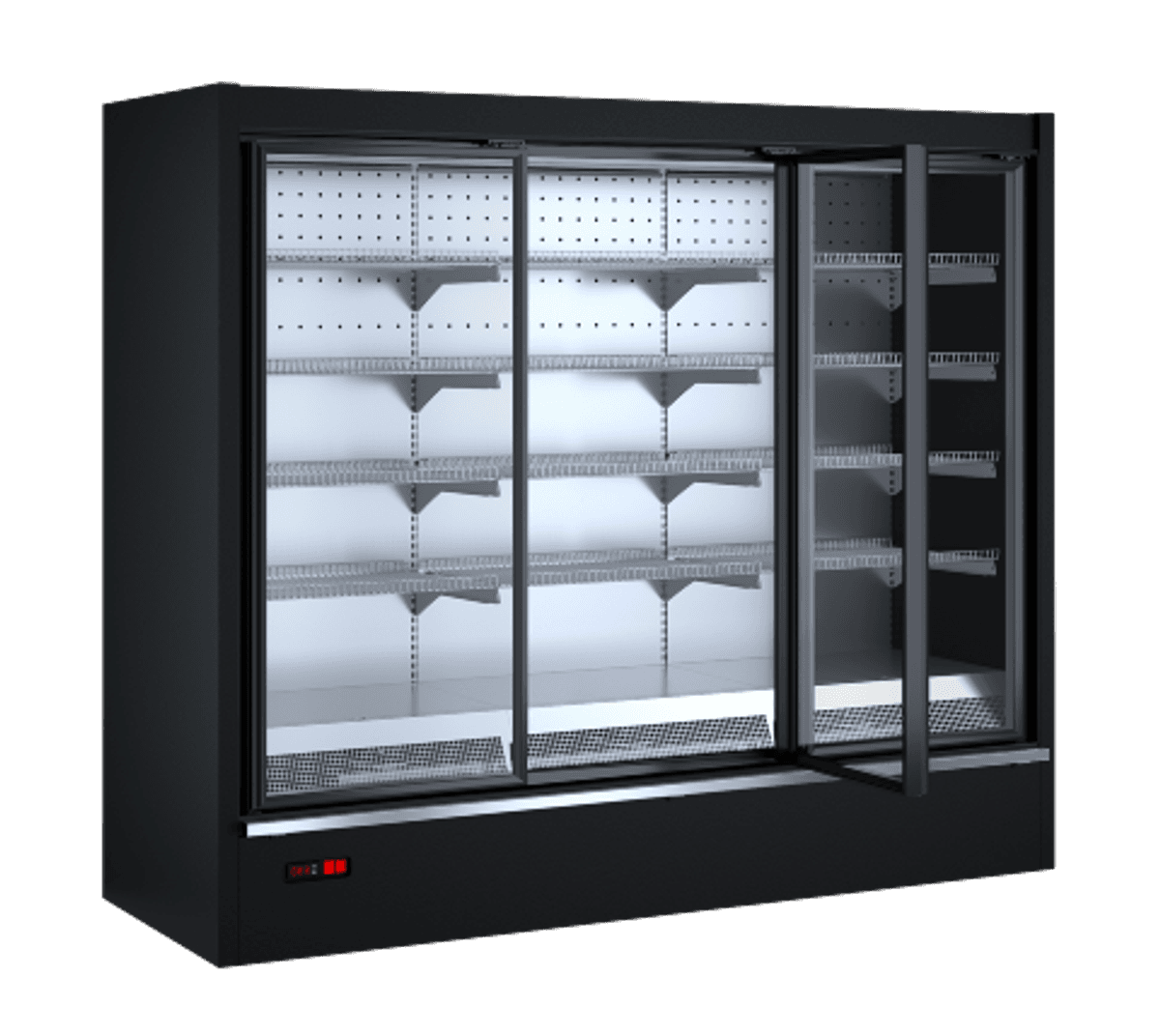 Vibocold display fryseskap Indiana 3 dører 210 cm INDI85 1500 05 LT