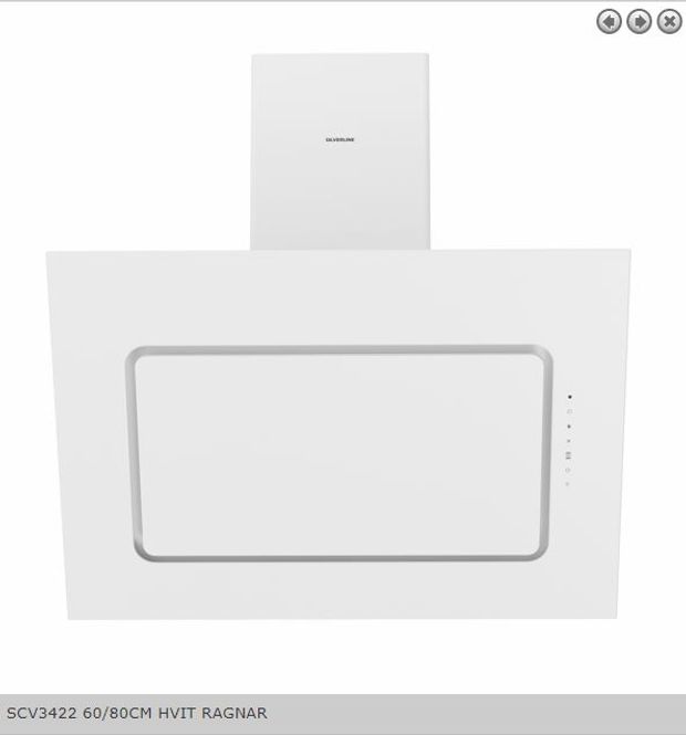 Hovedbilde Silverline ventilator sentralventilasjons modell 80 cm hvit ...