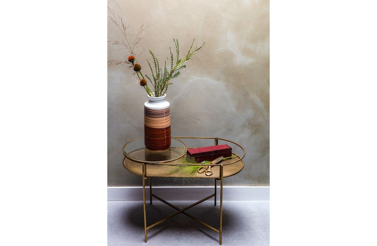 BePureHome Sidebord Antikk Messing