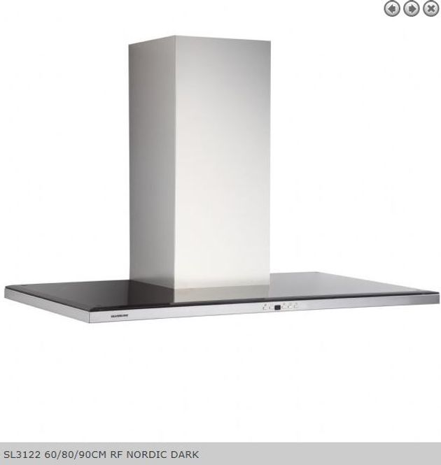 Hovedbilde Silverline Ventilator vegghengt Stål SL 3122-60 RF NORDIC ...