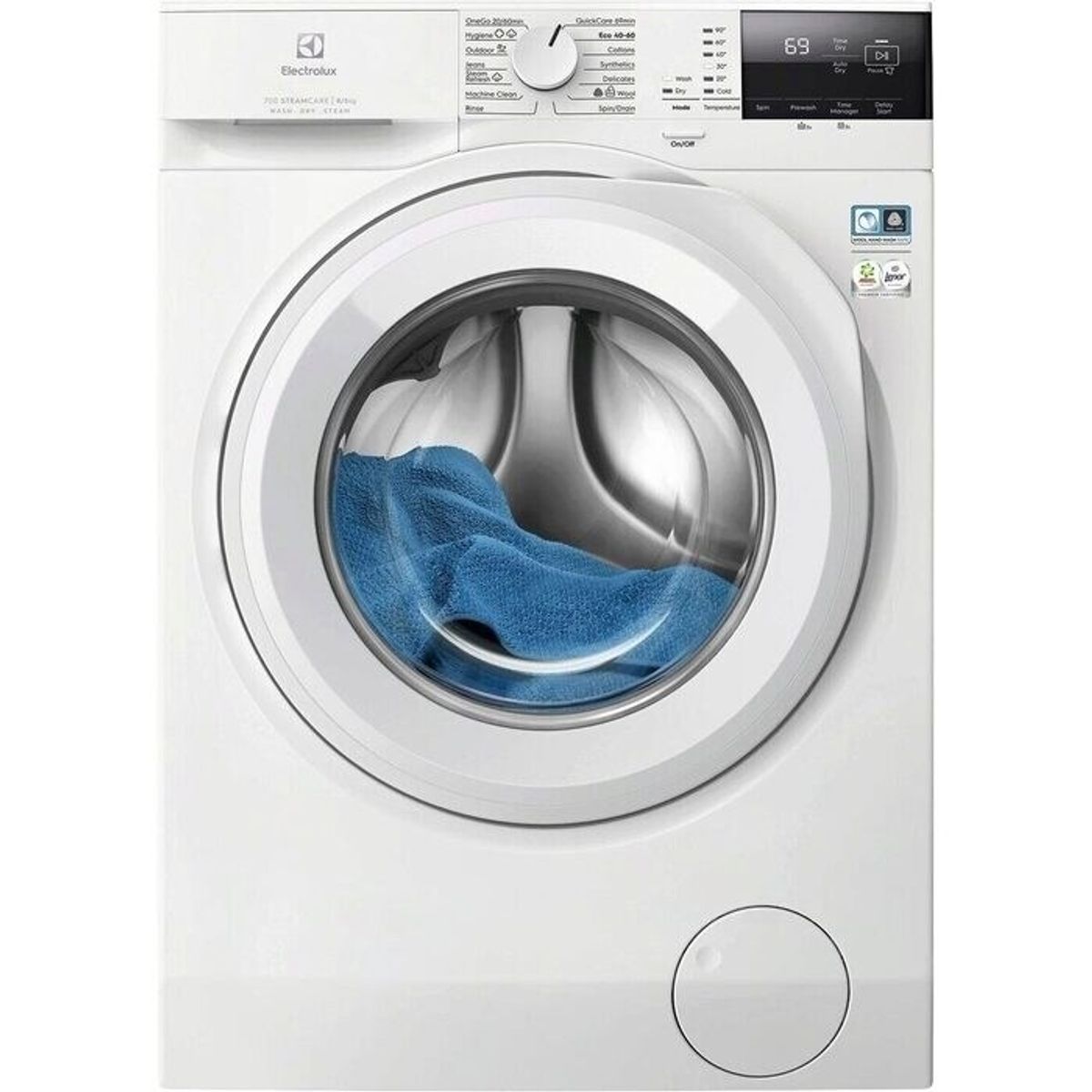 Electrolux kombimaskin 8kg EWI721O84O