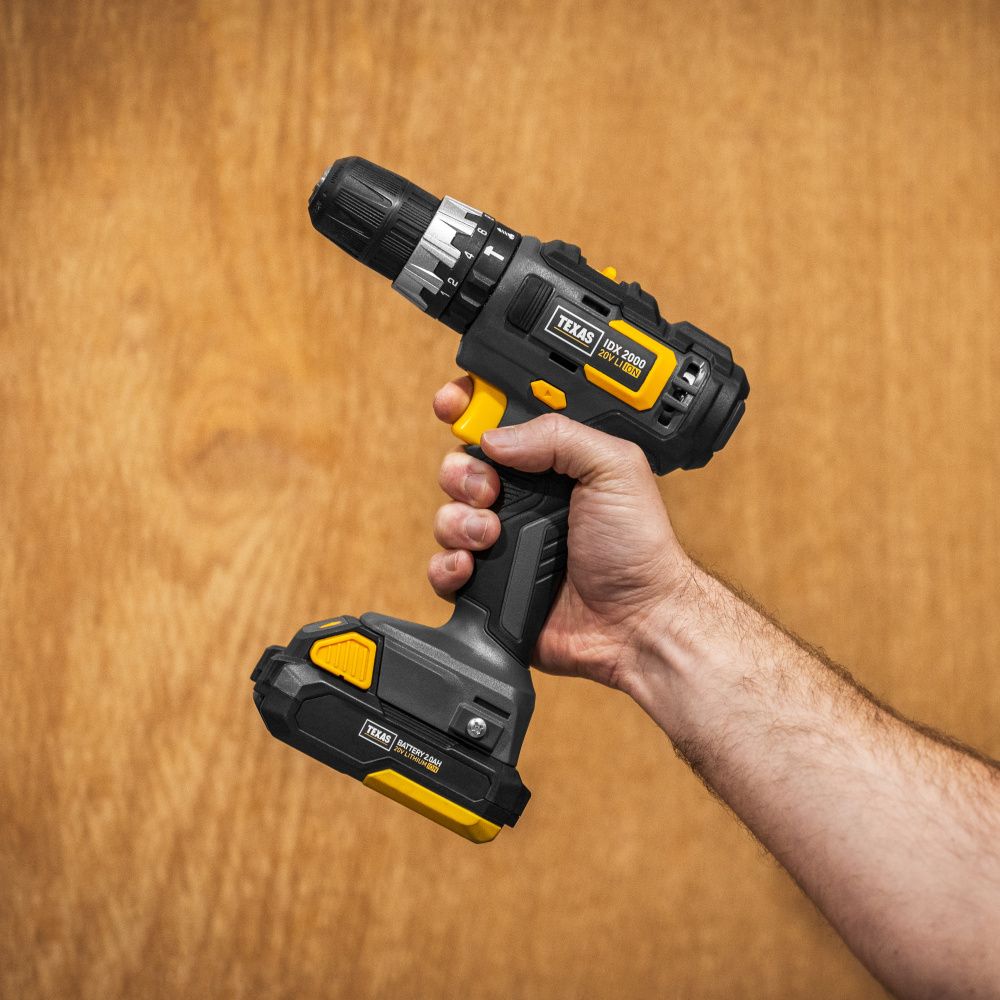 Texas slagbormaskin batteri 20V u/bat og lader 90063291