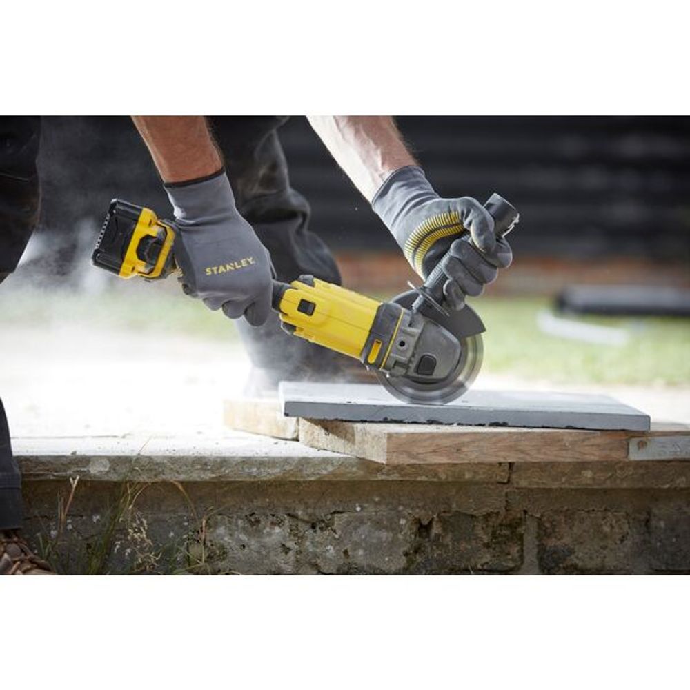 Stanley Fatmax vinkelsliper 18V 125mm u/batt SFMCG400B-XJ