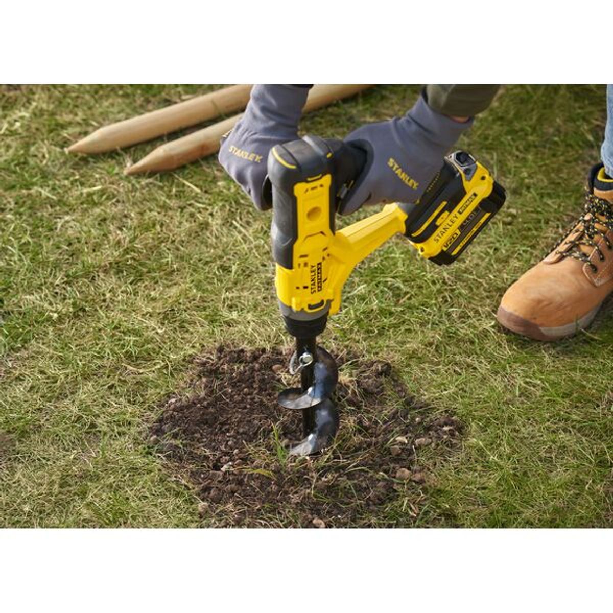 Stanley Fatmax jordbormaskin 18V V20 SFMCGA75B-XJ