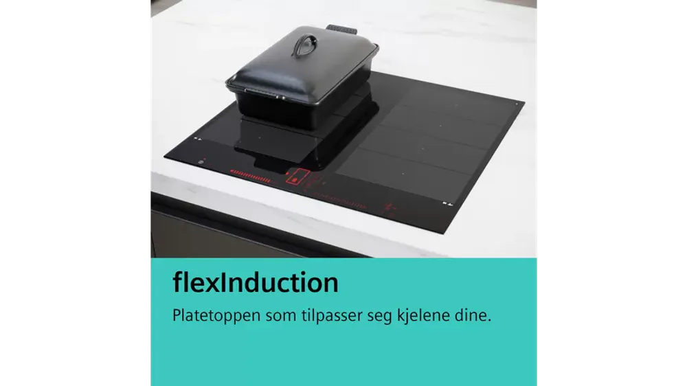 Siemens induksjonstopp med integrert ventilator EX807NX68E  