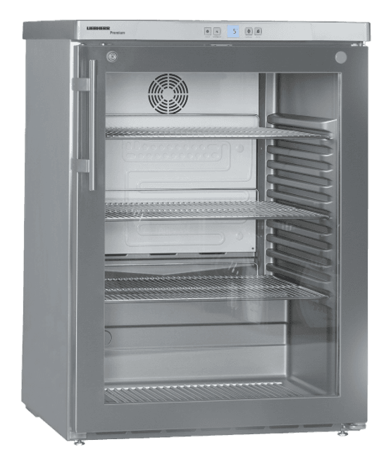 Hovedbilde Vibocold display kjøleskap rustfritt stål 83 cm FKUv 1663