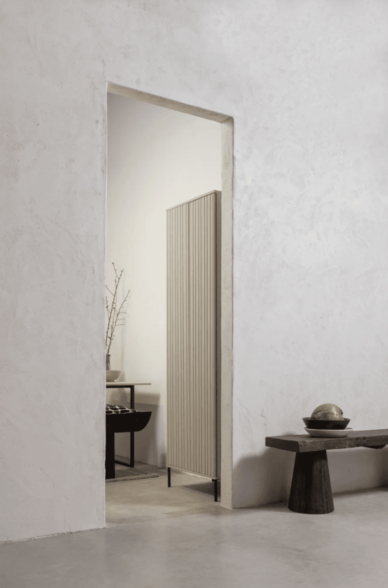 WOOOD Gravure New høyskap 210 cm natural dust furu 373474-D