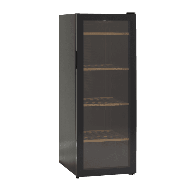 Hovedbilde Scandomestic vinskap frittstående sort en zone 129 cm ...