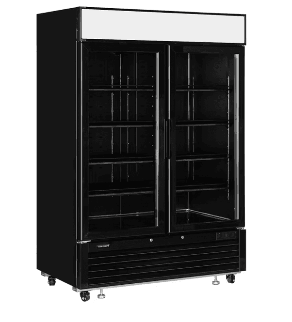 Hovedbilde Tefcold displaykjøleskap sort 2 dører 205 cm LGC5000B