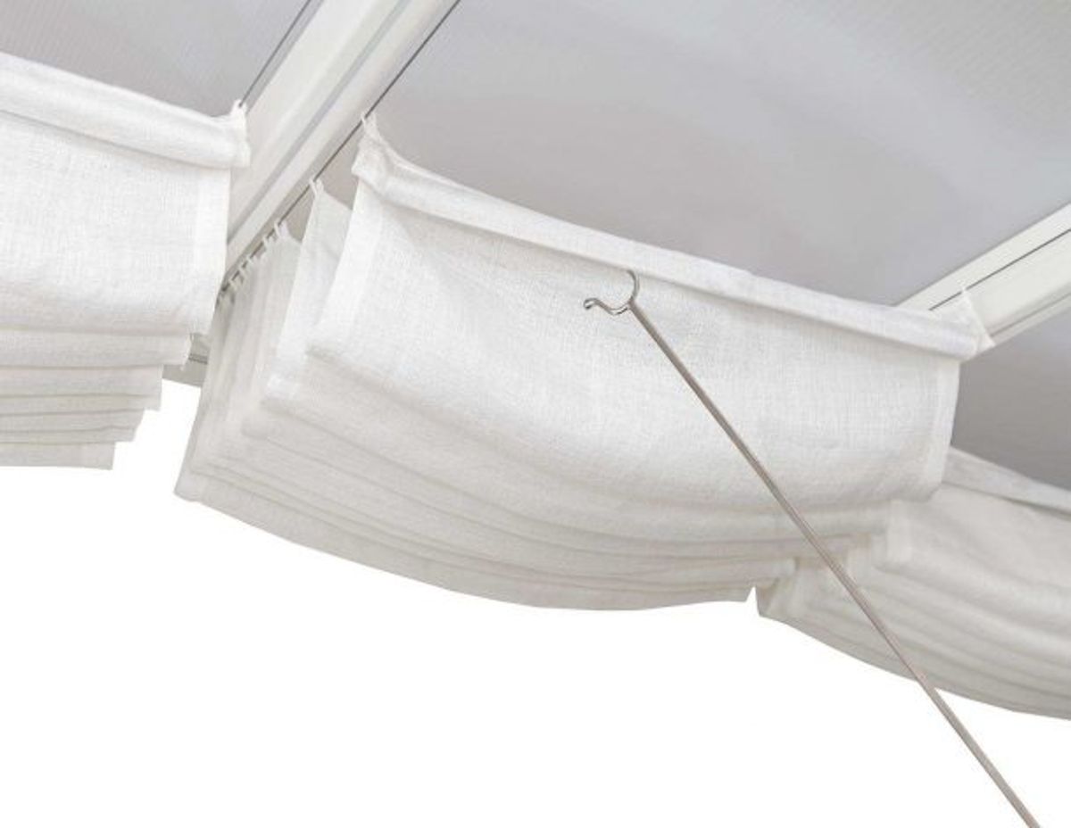 Canopia by Palram tak persienner 300 x 425 cm hvit 705870