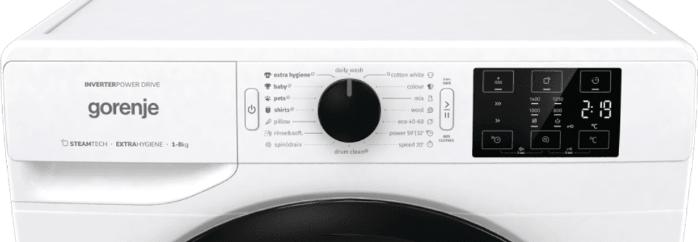 Gorenje Vaskemaskin 8 kg WNEI84AS