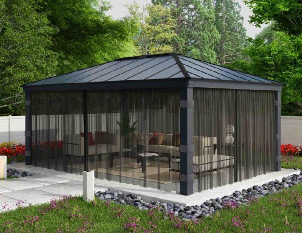 Canopia by Palram - Gazebo Dallas - Netting 360 x 607 cm - 4Pk 706601