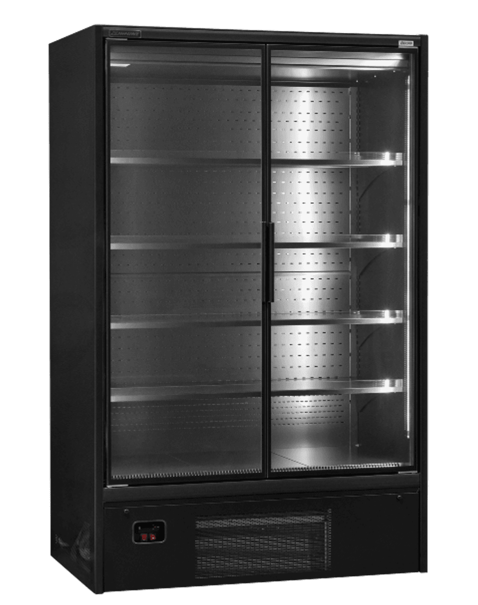 Vibocold display kjøleskap Indiana 2 hengslede dører INDI85 1250 0505