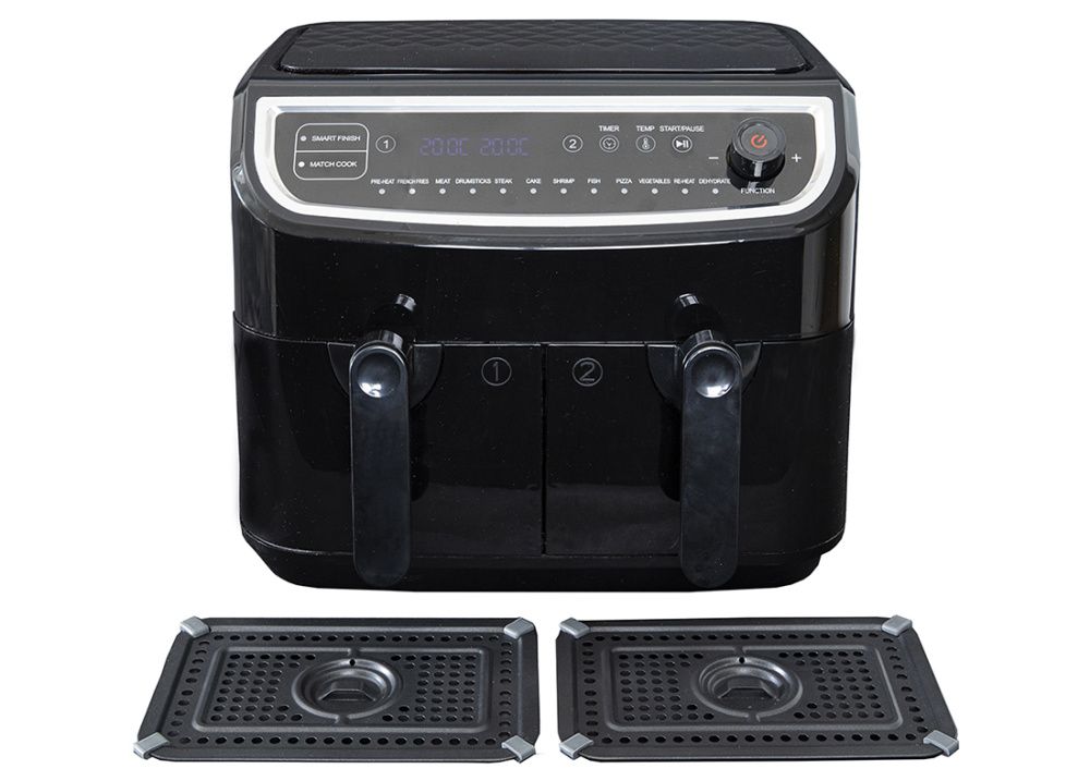 Gastronoma  Airfryer dobbel 9 liter 2400 W