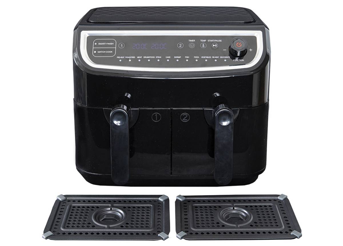 Gastronoma Airfryer dobbel 9 liter 2400 W