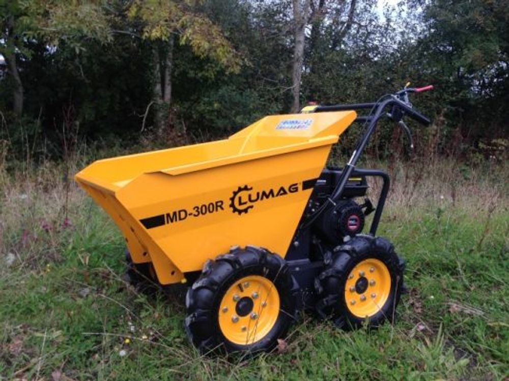 LUMAG Mini Dumper 4WD 300kg med tipp Tysk kvalitet MD300R