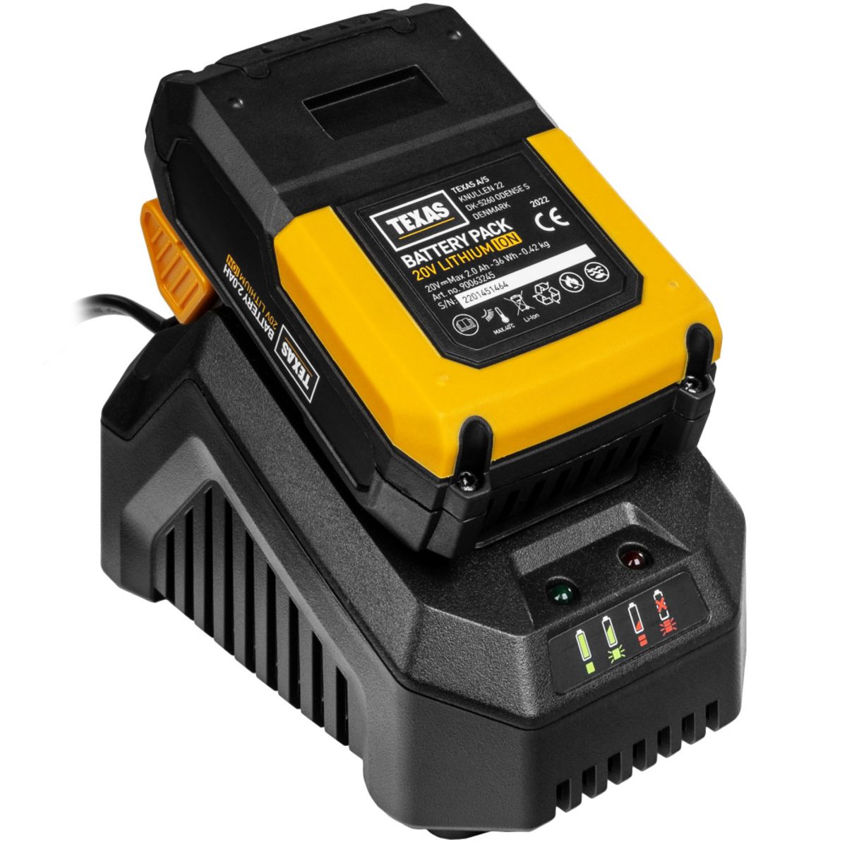 Texas hekksaks PHX2000 (20V) m/batteri+lader 90063254