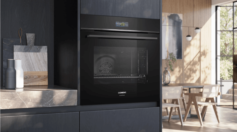 Siemens innbyggingsovn HB774GLB1 iq700 sort