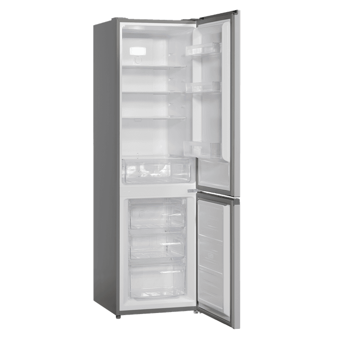 Hovedbilde Scandomestic kombinert kjøl- og fryseskap stål 181 cm ...