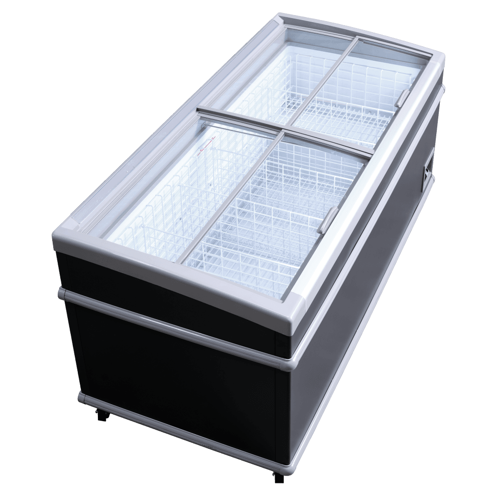 Scandomestic displayfryseboks grå 501 liter SIF700ADGC