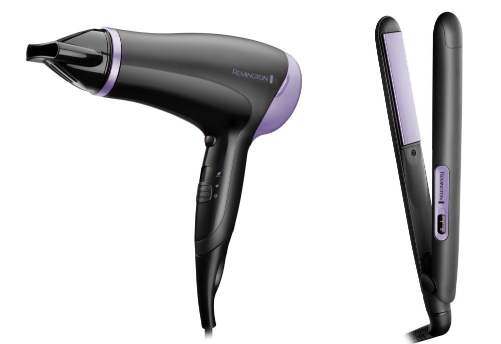 Remington hårføner og rettetang 2000W 273016D 