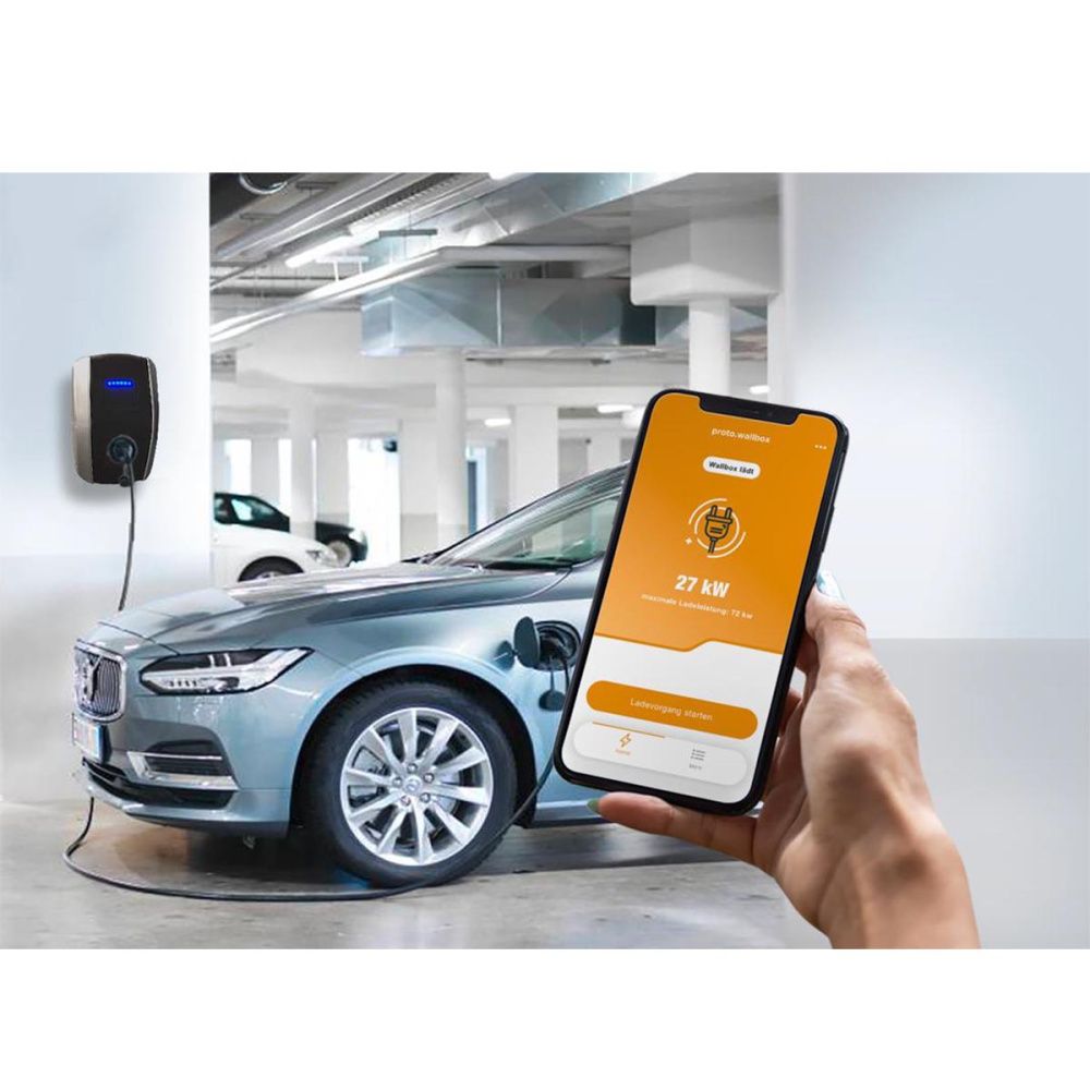AC SMART ECO 22KW - Type 2 Wifi App - Inkl. Standard Montering