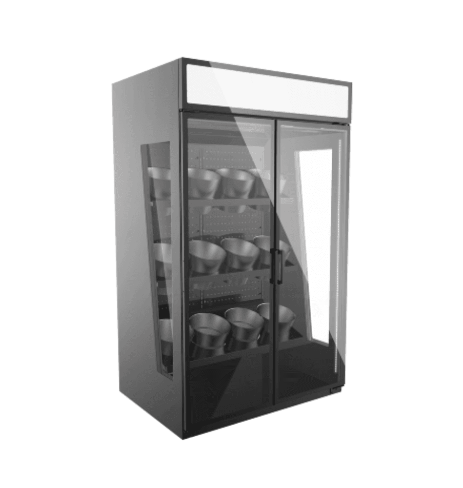 Vibocold blomsterkjøler med glassdører MDC 120 FLOWER