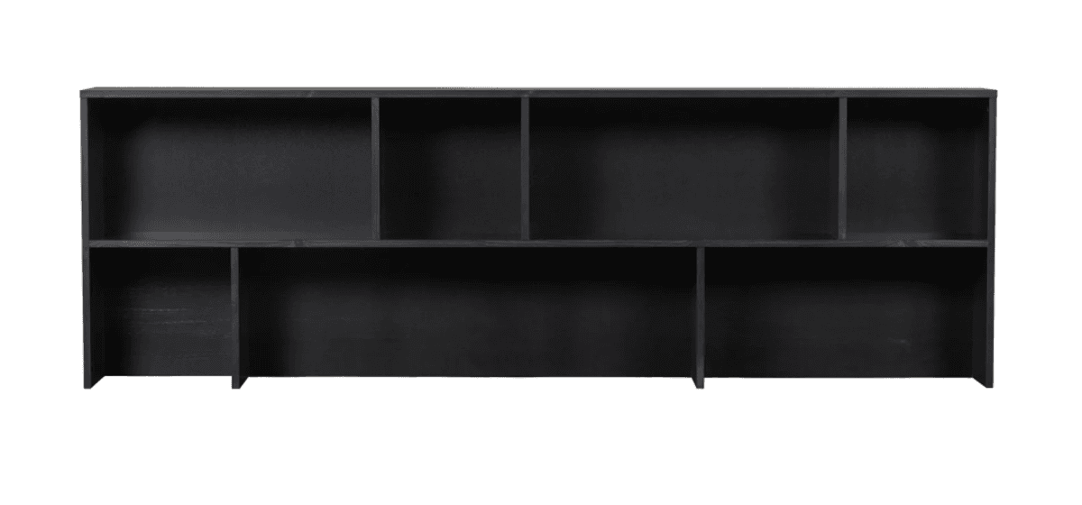 WOOOD hylledel til New Gravure sidebord sort furu 373565-Z