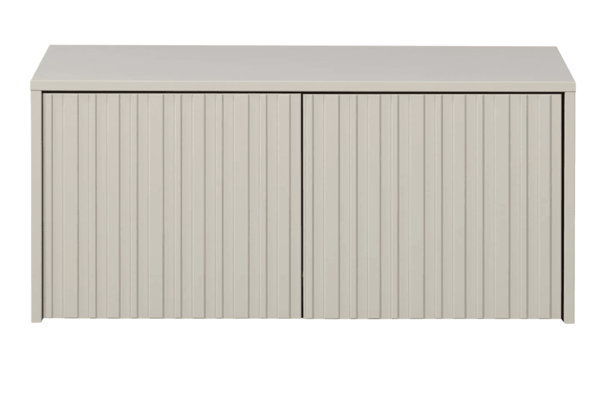 WOOOD oppbevaringsbenk 88 cm dust furu 374040-D
