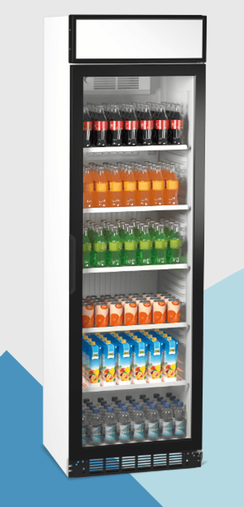 Vibocold display kjøleskap hvit 199 cm FK 385 C 